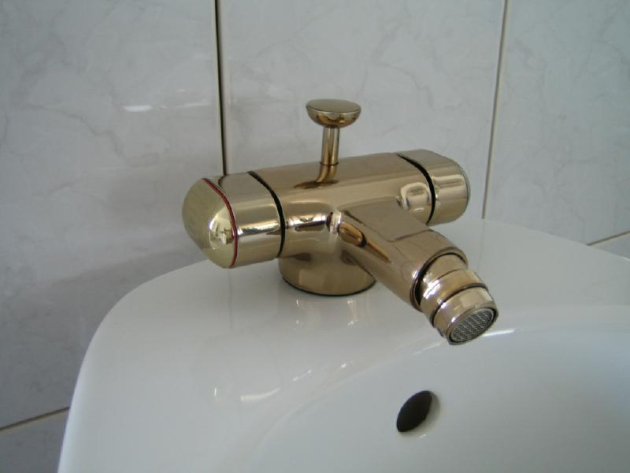 IDEAL STANDARD Dualux Bidet Armatur Bidetarmatur EDELMESSING