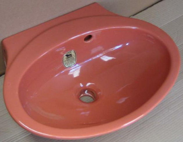 KERAMAG Nelson Handwaschbecken 51 x 39,5 cm CARNEOL-ORANGE