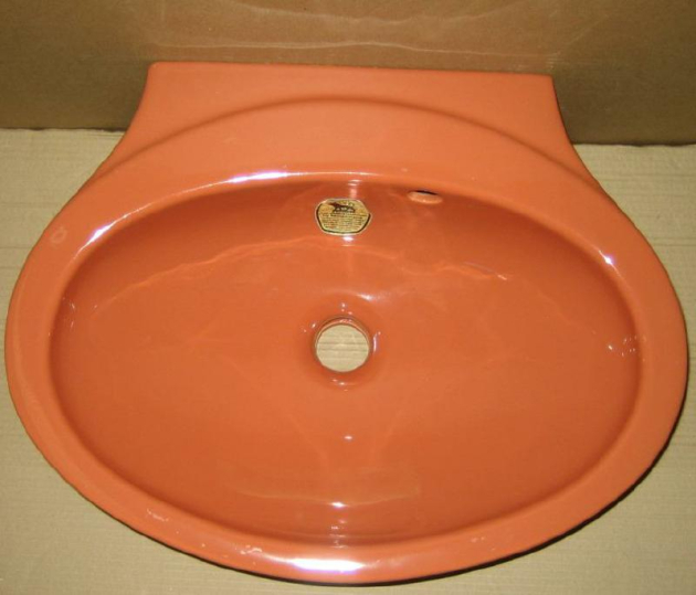 KERAMAG Nelson Handwaschbecken 51 x 39,5 cm CARNEOL-ORANGE