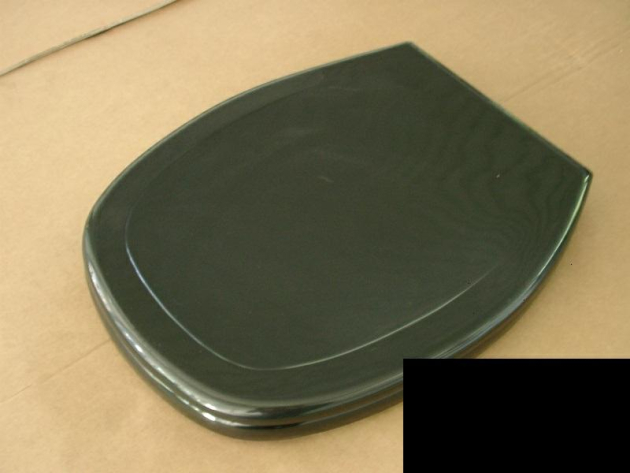 Cosmos WC-Sitz Toilettensitz WC-Brille WC-Deckel SCHWARZ