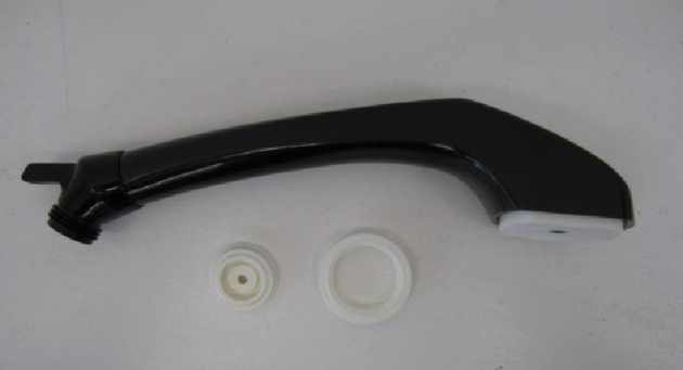 Damixa Handbrause Duschkopf Brausekopf Kopfbrause Schwarz Weiss