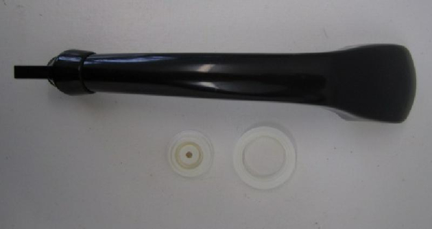 Damixa Handbrause Duschkopf Brausekopf Kopfbrause Schwarz Weiss