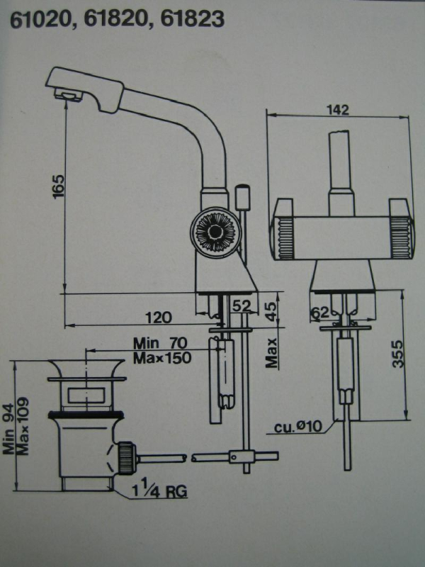 Damixa Prestige Waschbeckenarmatur Chrom NIEDERDRUCK