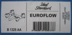 IDEAL STANDARD Euroflow Badewannenarmatur Bad-Armatur Chrom