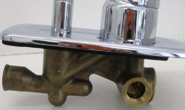 Ideal Standard Bausatz 2 - Ceradisc Oberteile Unterputz-Badewannenarmatur Chrom