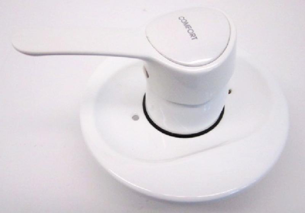 Bausatz 2 Comfort Ceramix Oberteile Unterputz-Duscharmatur Weiss