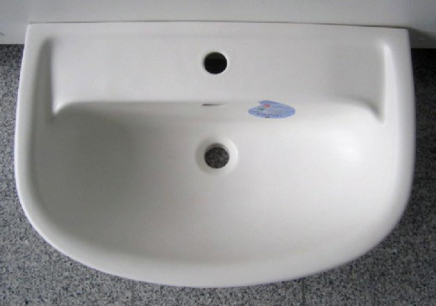 KERAMAG Renova Nr. 1 Comprimo Waschtisch Waschbecken Edelweiss 60 x 38 cm