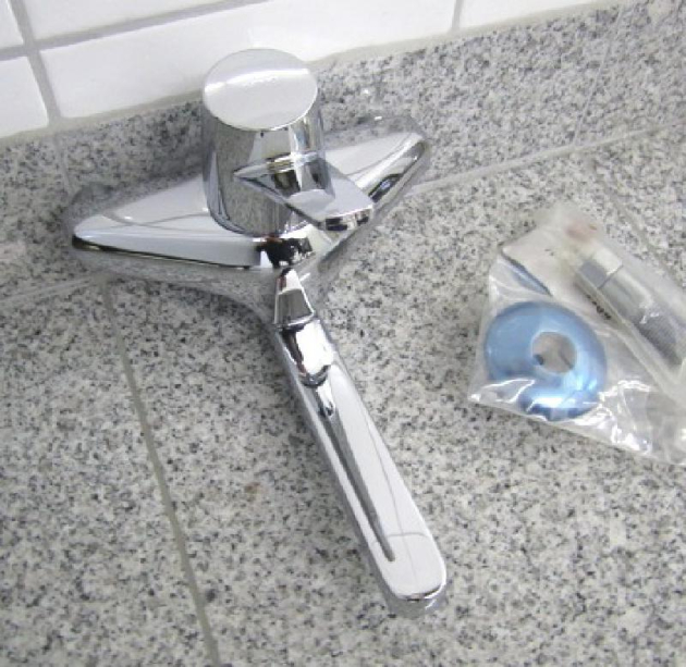 Egro Mono Wand-Armatur Küchenarmatur Wandarmatur Chrom