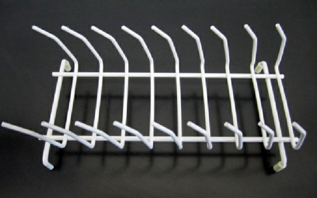 Universal-Tellerstapler in Weiss