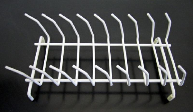 Universal-Tellerstapler in Weiss