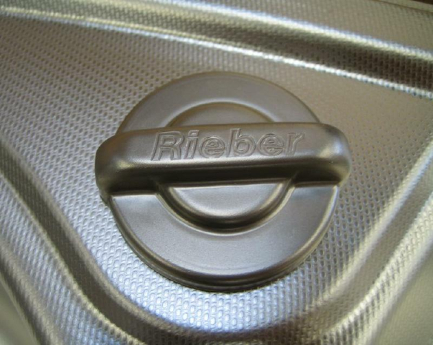 RIEBER Econa EL Eck-Spüle LEINEN-Edelstahl 99 x 52 cm