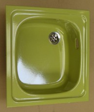 TEKA EE Luxus Colora Spüle Spülbecken Einbauspüle Küchenspüle MOOS GRÜN 46,5 x 43,5 cm