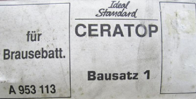 IDEAL STANDARD Bausatz 1 Unterputz-Brausebatterie A953.113