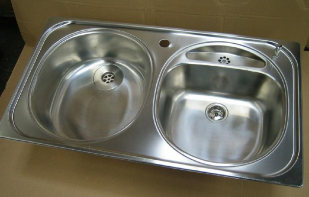 FRANKE-BELINOX Doppelbecken-Spüle 90x50 cm EDELSTAHL