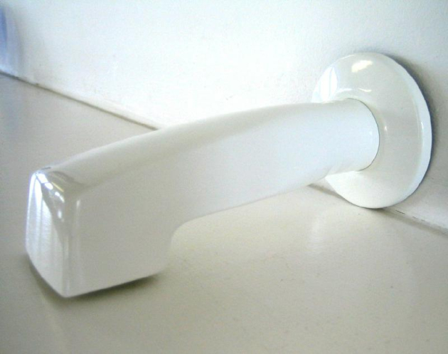 Europa Wanneneinlauf Badewanneneinlauf 125 mm WEISS