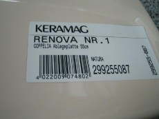 Keramag Renova 55cm Keramik-Ablage Ablegeplatte Badablage NATURA