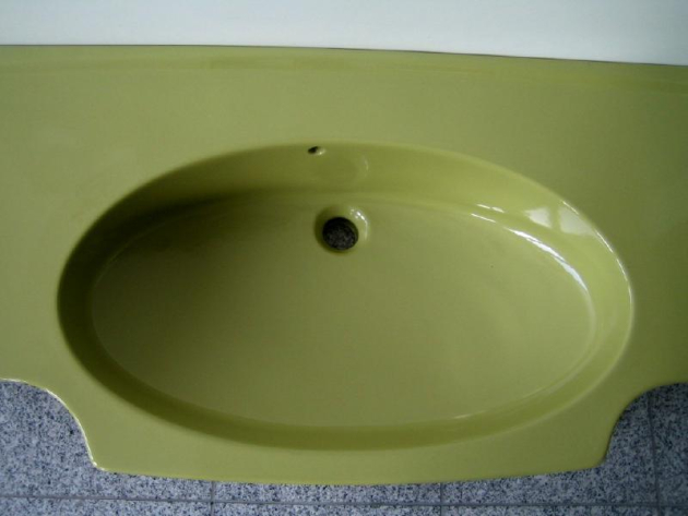 VILLEROY & BOCH Waschbecken Waschtisch 122 x 52 cm MOOSGRÜN