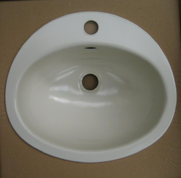 TEKA KW9 Einbauwaschbecken Einbau-Waschbecken CHAMPAGNER 41 x 36 cm