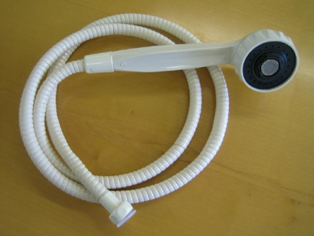 ROKAL Handbrause Kopfbrause + Schlauch in IVORY ELFENBEIN RAL 1014