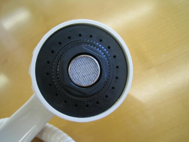 ROKAL Handbrause Kopfbrause in ELFENBEIN RAL 1014 Creme-Weiss