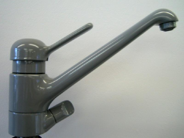 Küchenarmatur Niederdruckarmatur Geräteanschlussventil Grau