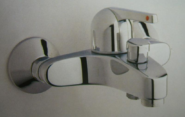 ROKAL *limitierte Edition Badewannenarmatur in ROT/WEISS