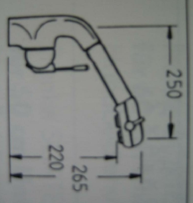 FRANKE Disc Armatur Küchenarmatur mit Brause MOCCA-BRAUN