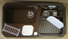 BLANCO Primo-Box/2 Sink Maron-Brown 92x51cm