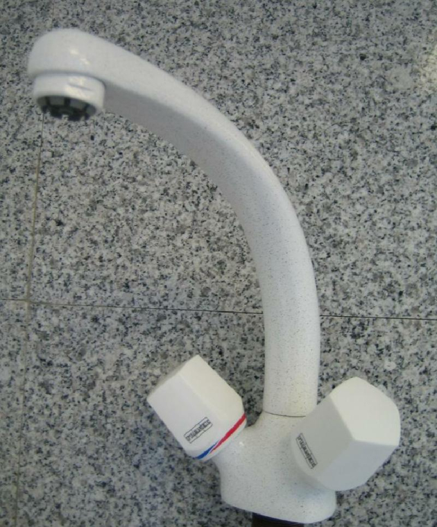 FRANKE Küchenarmatur Spültischarmatur Zweihandmischer WEISS Niederdruck