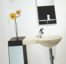 Ideal Standard Guest bodenstehender Blumenvase Glas-Vase