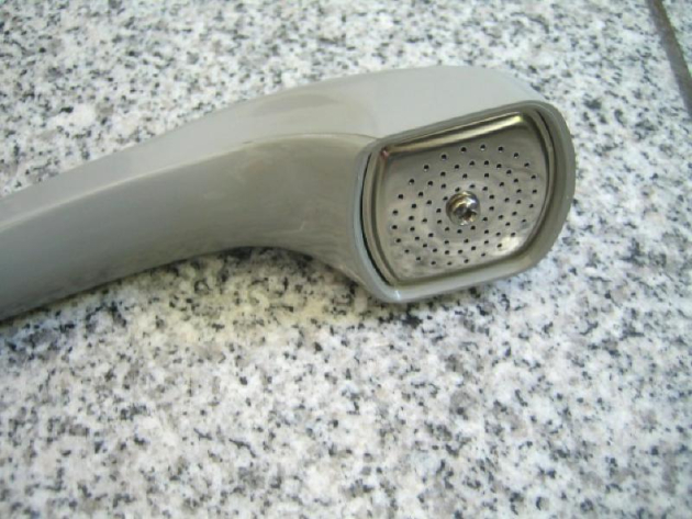 Damixa Handbrause Duschkopf Brausekopf Kopfbrause Grau