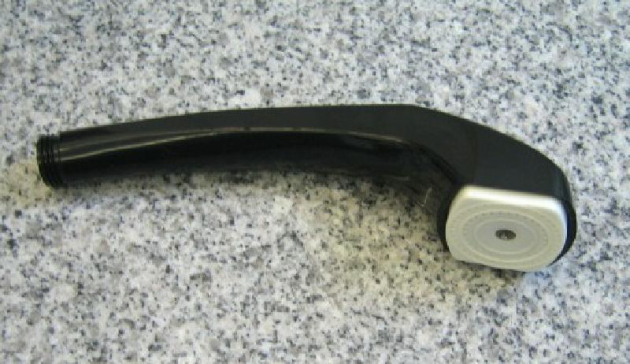 Damixa Handbrause Duschkopf Brausekopf Kopfbrause Schwarz Weiss