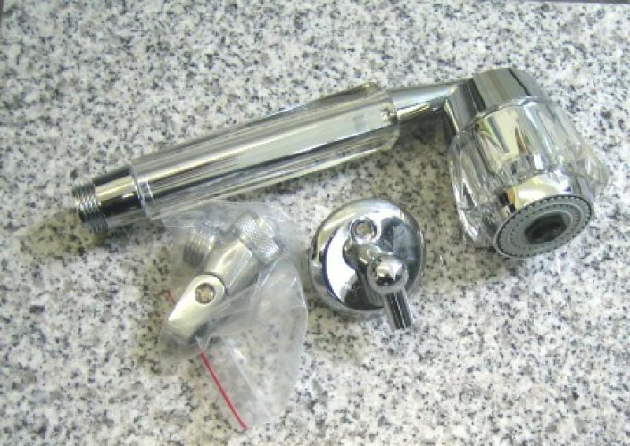 Damixa Handbrause Duschkopf Kopfbrause Chrom Kristall