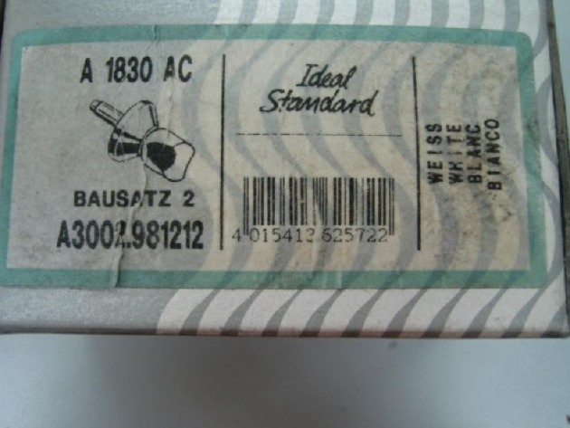 IDEAL STANDARD Bausatz 2 Wandeinbauventil Unterputz A3002.981212 Weiss