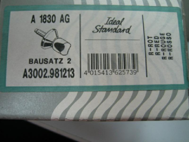 IDEAL STANDARD Bausatz 2 Wandeinbauventil Unterputz A3002.981213 ROT
