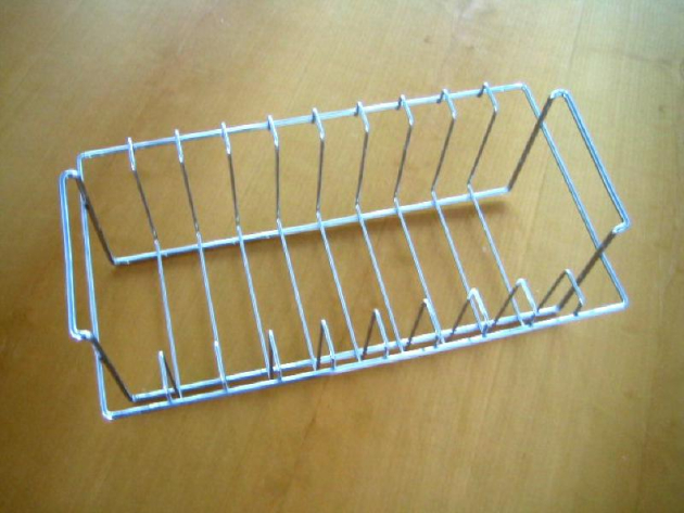 Universal-Geschirrkorb eckig rechteckig in EDELSTAHL/CHROM