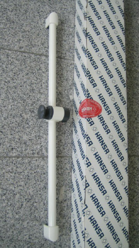 HANSA Medio Hansamedio Brausestange Duschstange 65 cm WEISS GRAU