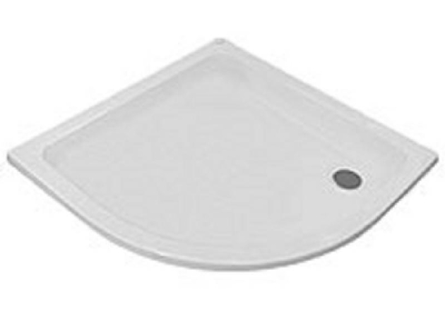 IDEAL STANDARD Stream S Duschwanne Dusche Viertelkreis 80 x 80 cm EDELWEISS