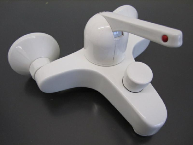 ROKAL Karibik Badewannenarmatur Armatur fürs Bad Weiss