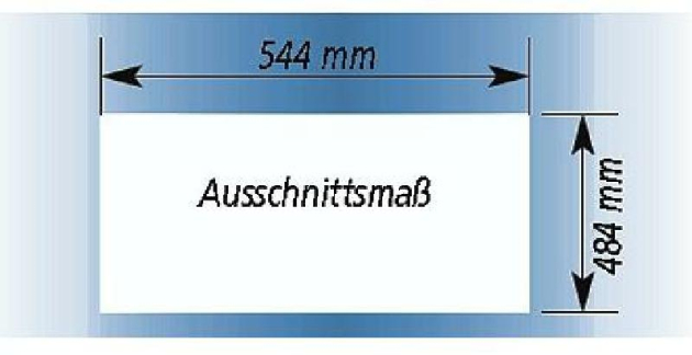 SUTER Comfort C56 Spüle Einbauspüle Spülbecken 56 x 50 cm Edelstahl BECKEN-LINKS