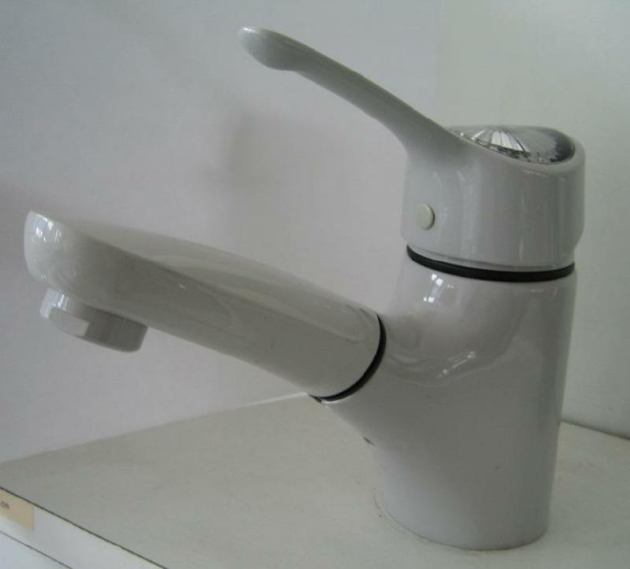 IDEAL STANDARD Ceramix Waschbeckenarmatur mit Brause HELL-GRAU