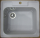 FRANKE-BELINOX Spüle / Spülbecken HELL-GRAU 55 x 52 cm