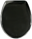 ALLIBERT DAHLIA WC-Sitz Schwarz Toilettensitz WC-Brille WC-Deckel