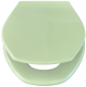 Richter+Frenzel WC-Sitz WHISPER-GRÜN Toilettensitz WC-Deckel Hellgrün Mintgrün R+F Optiset