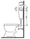 SANIT Universal Spülkasten 936 CALYPSO-TÜRKIS Toilettenspülung Kastenspüler Klospülung Toilettenspüler 6L