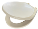 WC-Sitz Toilettensitz WC-Brille WC-Deckel JASMIN (Creme-matt)