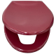Pagette Avantgarde WC-Sitz Toilettensitz WC-Brille WC-Deckel RUBINROT
