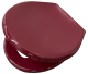 Pagette Avantgarde WC-Sitz Toilettensitz WC-Brille WC-Deckel RUBINROT