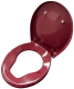 Pagette Avantgarde WC-Sitz Toilettensitz WC-Brille WC-Deckel RUBINROT