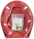 Pagette Avantgarde WC-Sitz Toilettensitz WC-Brille WC-Deckel RUBINROT